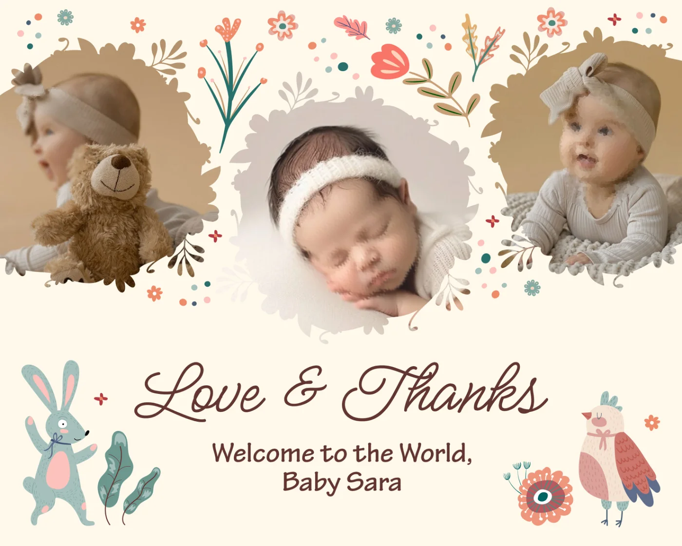 3 x 4 Custom Announcement Magnets Set of 10